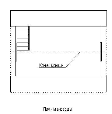 План щитовой дом двухэтажный ДМ-2